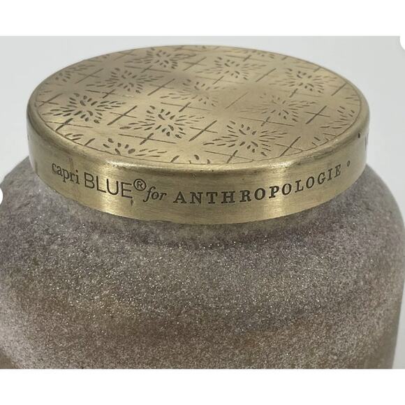 NIB Anthropologie Capri Blue Volcano Sugarcoated Glass 19 oz Sold out online - Picture 2 of 5